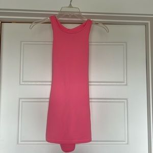 Hot Pink Athleta Work Out Top. Size M.